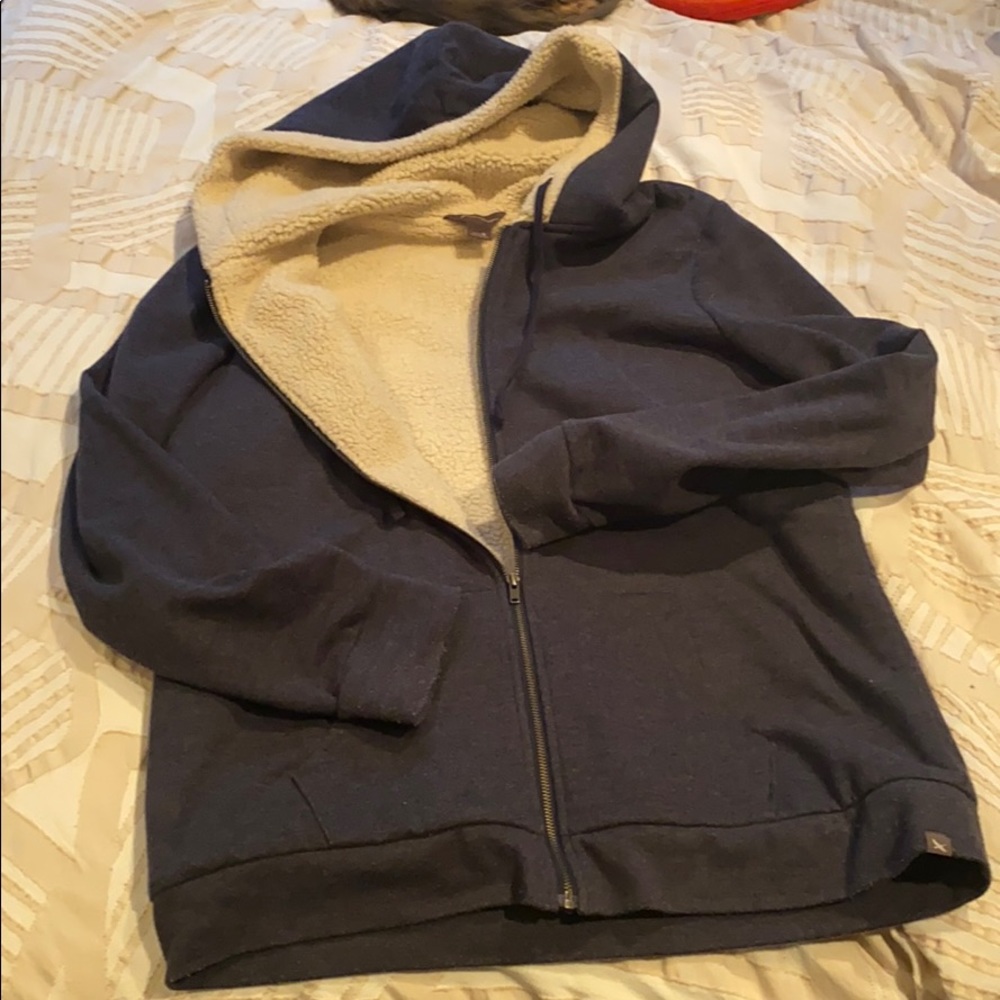 Eddie Bauer fleece zip up hoodie
